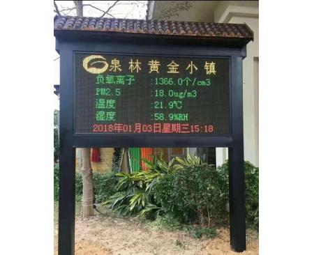 濟源景區(qū)負(fù)氧離子監(jiān)測